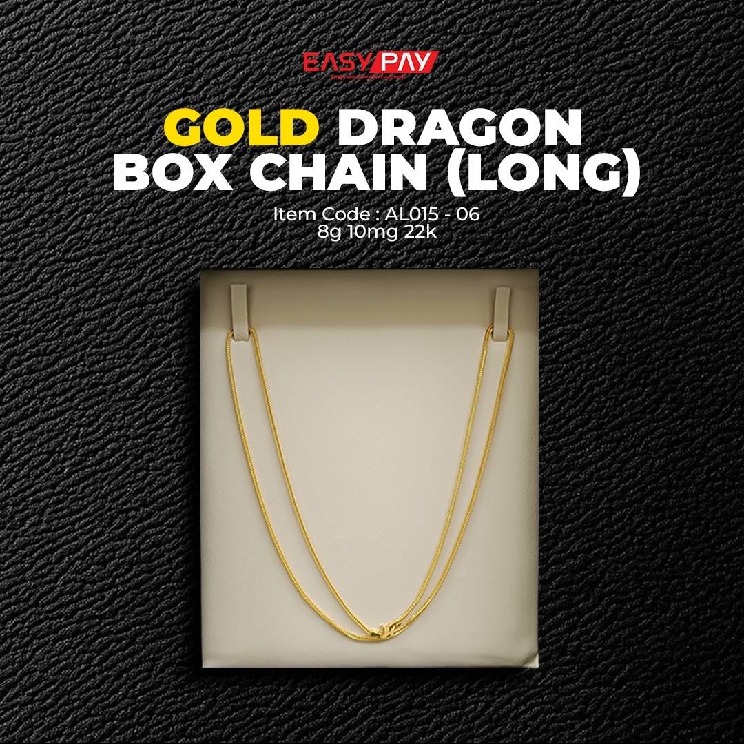 Gold Dragon Box Chain