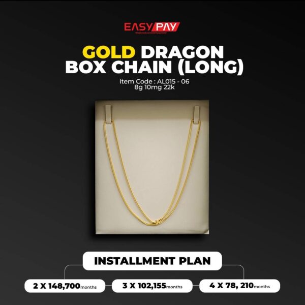 Gold Dragon Box Chain